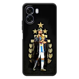 Чехлы для OPPO A6x (Leo чемпион) (AlphaPrint) (Месси Король)