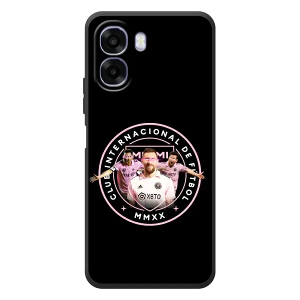 Чехол с принтом «Месси в лого» для OPPO A6x