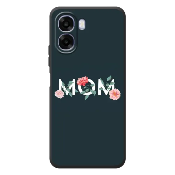 Чехол с принтом «Mom дизайн» для OPPO A6x