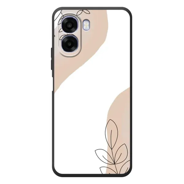 Чехол с принтом «Нюдовая веточка абстракция» для OPPO A6x