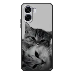 Чехол с рисунком кот на OPPO A6x (Пара котов)