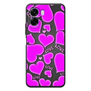 Чехлы для любимой на ОППО А6х (VPrint) (Pink hearts)