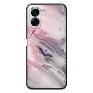 Мраморный чехол на OPPO A6x (VPrint) (Пурпурный Мрамор)