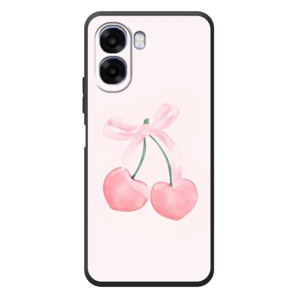 Чехол с принтом «Розовые вишни» для OPPO A6x