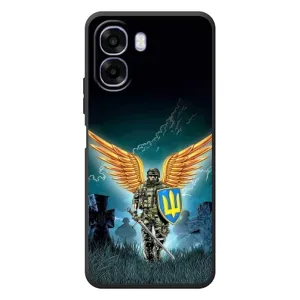 Чехлы с картинкой ЗСУ для OPPO A6x (AlphaPrint) (Солдат ЗСУ)