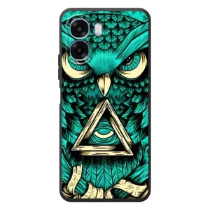 Чехол с птицами на OPPO A6x (VPrint) (Сова с глазом)