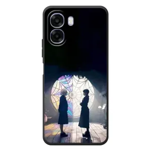 Чехлы Венсдей на OPPO A6x Уэнсдей (AlphaPrint) (Уэнздей и Инид)