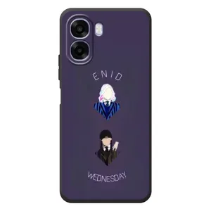 Чехлы Венсдей на OPPO A6x Уэнсдей (AlphaPrint) (Уэнздей и подруга)