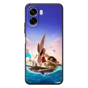 Чехол с мультфильмом Моана OPPO A6x (Команда Ваяна Мауи)