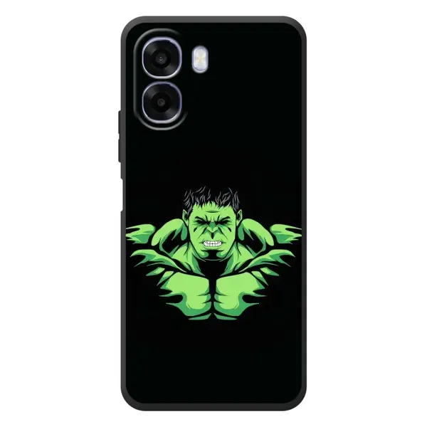 Чехол с принтом «Зелёный Халк» для OPPO A6x