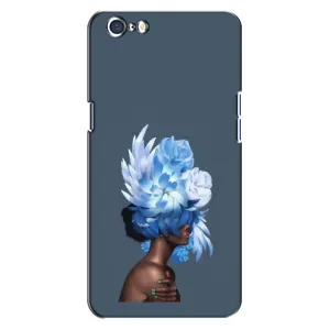 Чехлы (ART) Цветы на Oppo A71 (VPrint) (Квіти на голові)