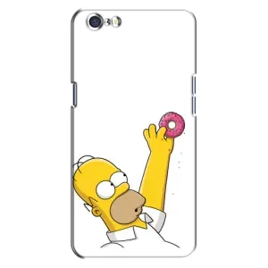 Чjхол з Сімпсонами для Oppo A71 (VPrint) (Гомер з пончиком)