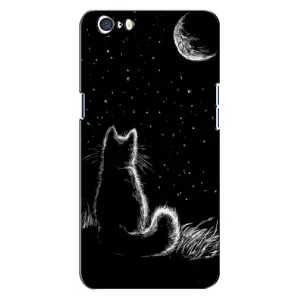Чехол с принтом для Oppo A71 (AlphaPrint) Модные коты