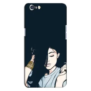 Чехол с принтом «Красивая девочка» для OPPO A71