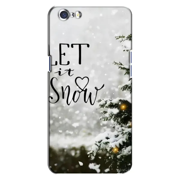 Чехол с принтом «Let it snow» для OPPO A71