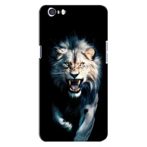Чохол з картинкою 'Хижаки' для Oppo A71 (Лев у темряві)