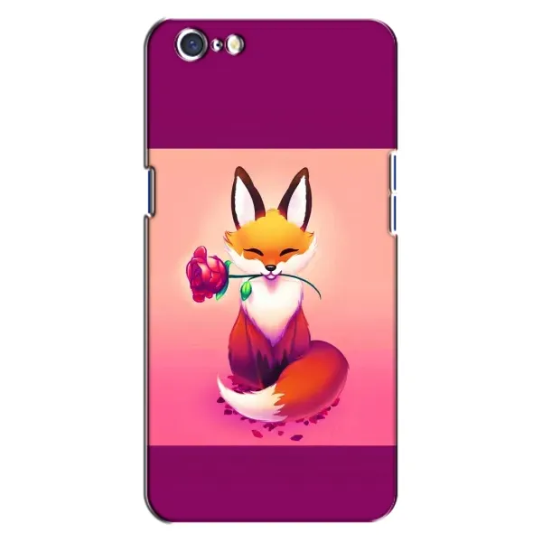 Чохол з принтом «Лиса з трояндою» для OPPO A71