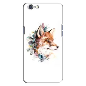 Чохли з картинкою Лисичка для Oppo A71 (VPrint) (Лиса в квітах)