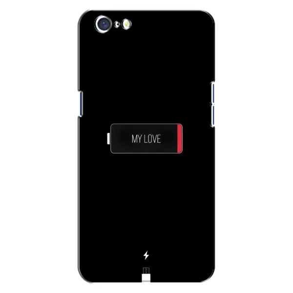Чохол з принтом «Love battery» для OPPO A71