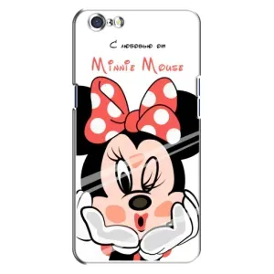 Міккі Маус чохол для Oppo A71 (AlphaPrint - Мультяшні) (Маус Мінні)
