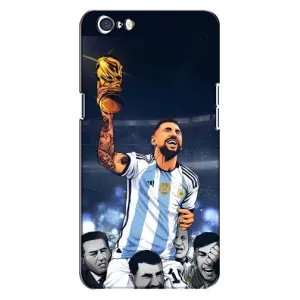 Чохли для Oppo A71 (Leo чемпіон) (AlphaPrint) (Мессі з кубком)