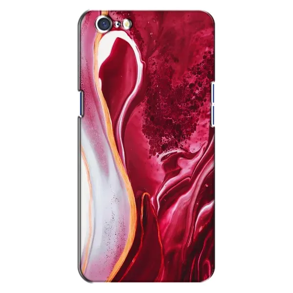 Чохол з принтом «Мрамор червоний» для OPPO A71