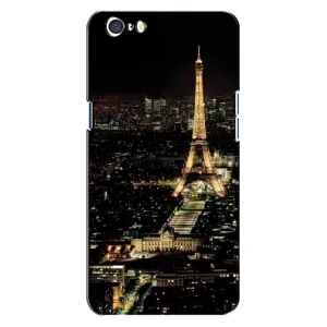 Чохол Ейфелева Вежа Oppo A71 - (AlphaPrint) (Нічний Париж)
