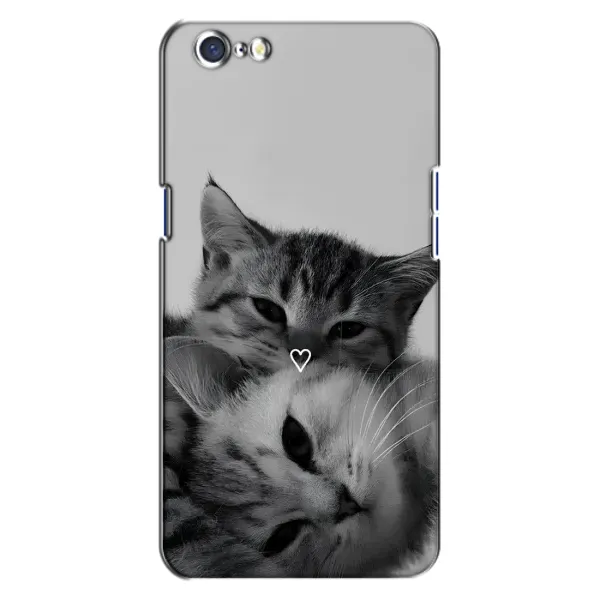 Чохол з принтом «Пара котів» для OPPO A71