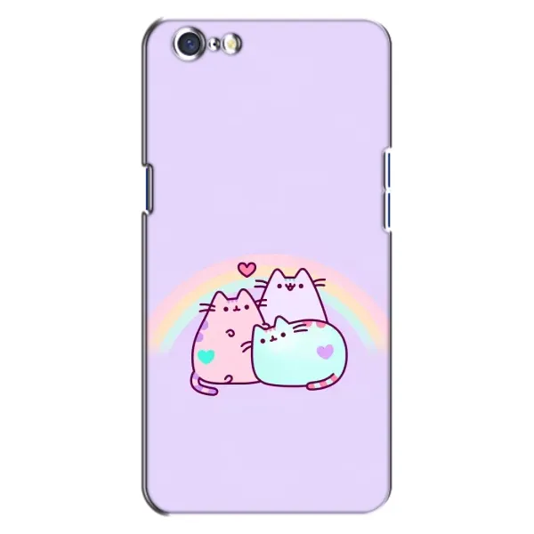 Чохол з принтом «Радужний котик» для OPPO A71