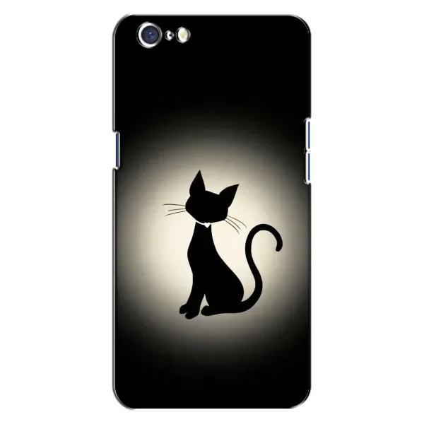 Чехол с принтом «Силуэт котика» для OPPO A71