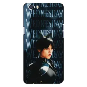 Чохли Венсдей на Oppo A71 Уенсдей (AlphaPrint) (Венздей кішка)