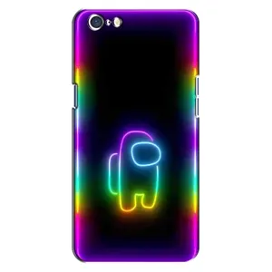 Чохли Амонг Ас для Oppo A71 (AlphaPrint) (Яскравий скін)