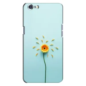 Чохли з квітами для Oppo A71 (VPrint) (Жовта квітка)
