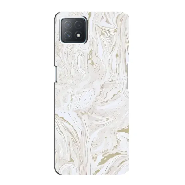 Чохол з принтом «Білий мрамор» для OPPO A72 (5G)
