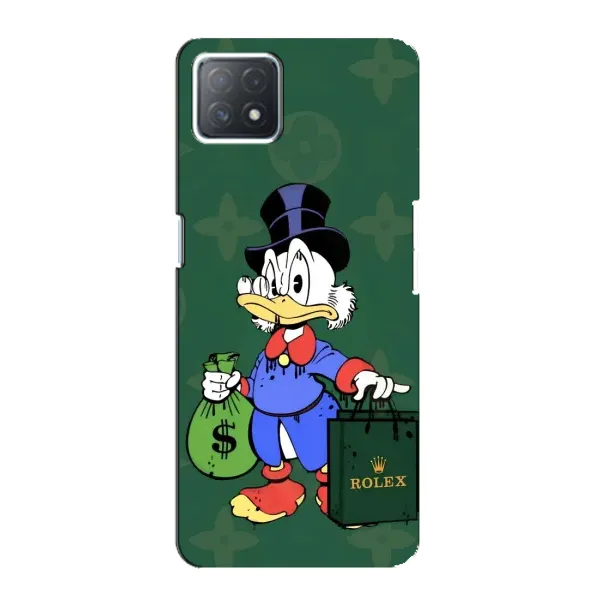 Чехол с принтом «Богатая Утка» для OPPO A72 (5G)