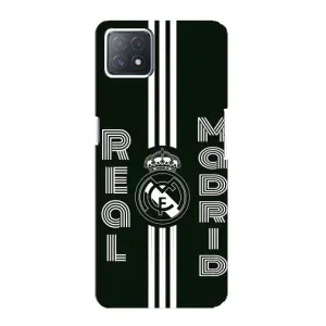 ФК Реал Мадрид чехлы для Oppo a72 (5G) (AlphaPrint) (черно белый Реал)