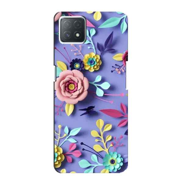 Чохол з принтом «Дизайн квітів» для OPPO A72 (5G)