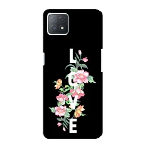 Чехлы для любимой на Оппо А72 (5G) (VPrint) (Цветы LOVE)