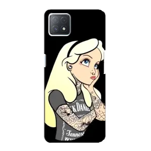 Чехол с печатью для Oppo a72 (5G) - (Мода) (AlphaPrint) (Девочка в тату)