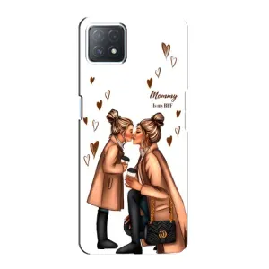 Чехол с печатью для Oppo a72 (5G) - (Мама с ребенком) (AlphaPrint) (Дочка и мама)