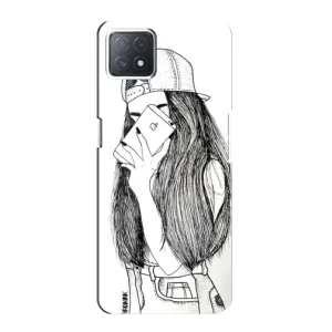 Чехол с печатью для Oppo a72 (5G) - (Мода) (AlphaPrint) (Фото девочки)