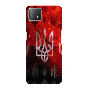 Украинские Чехлы для Oppo a72 (5G) с картинкой УПА (AlphaPrint) (ГЕРБ УПА)