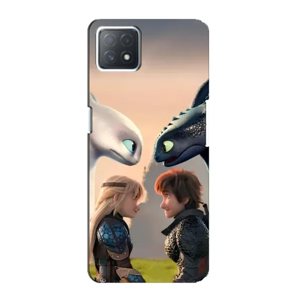 Чехол с принтом «Иккинг и Астрид» для OPPO A72 (5G)