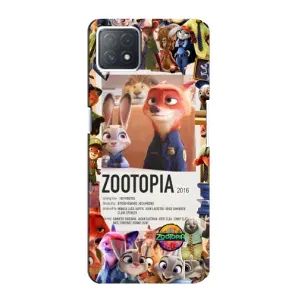 Чехол Зоотрополіс на Oppo a72 (5G) (Постер Зверополис)