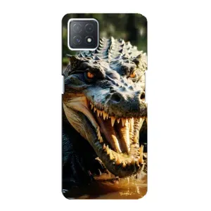 Чехол с принтом «Опасный крокодил» для OPPO A72 (5G)