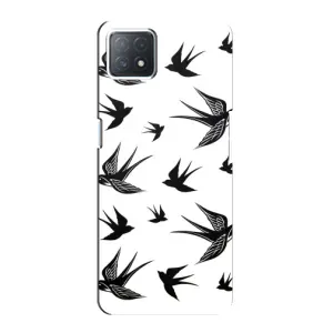 Чехол с птицами на Oppo a72 (5G) (VPrint) (Ласточки)