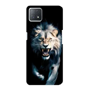 Чехол с принтом «Лев в темноте» для OPPO A72 (5G)