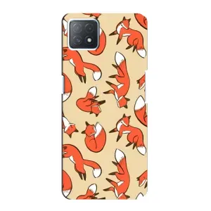 Чехлы с картинкой Лисички для Oppo a72 (5G) (VPrint) (Лисички)