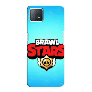 Чехлы Brawl Stars для Oppo a72 (5G) (AlphaPrint) (Лого Бравл Старс)