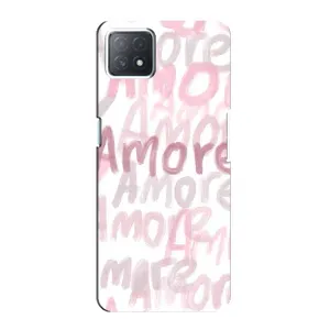 Чохол з розовим принтом для Oppo a72 (5G) (Аморе любов)
